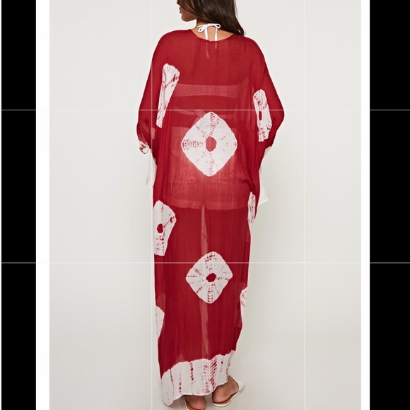 Tie Dye Maxi Kimono - Picture 5 of 8